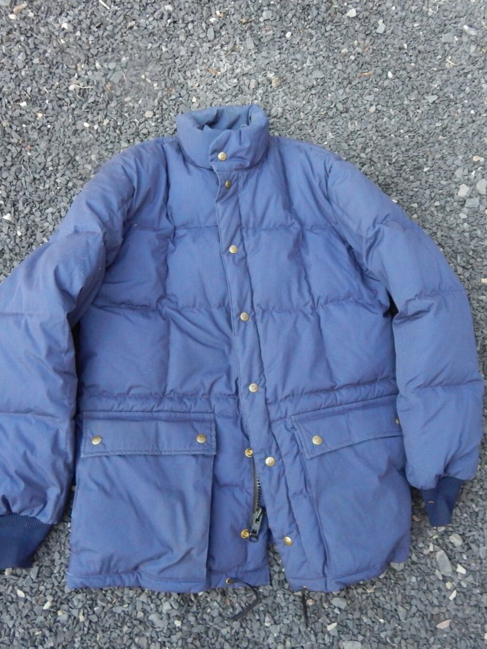 Vintage Eddie Bauer Goose Down Mens Parka Expedition Jacket 80s USA Large ******